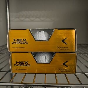 2 Boxes of Callaway Hex Warbird Golf Balls 3 Pack NEW